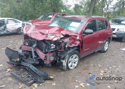 2016 Jeep Compass Sport из США, поврежденный, VIN 1C4NJCBB4GD693936